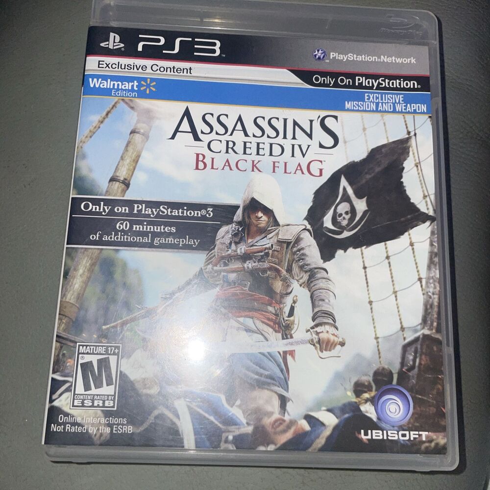 Assassin's Creed IV Black Flag Walmart Edition Sony PlayStation 3 2013